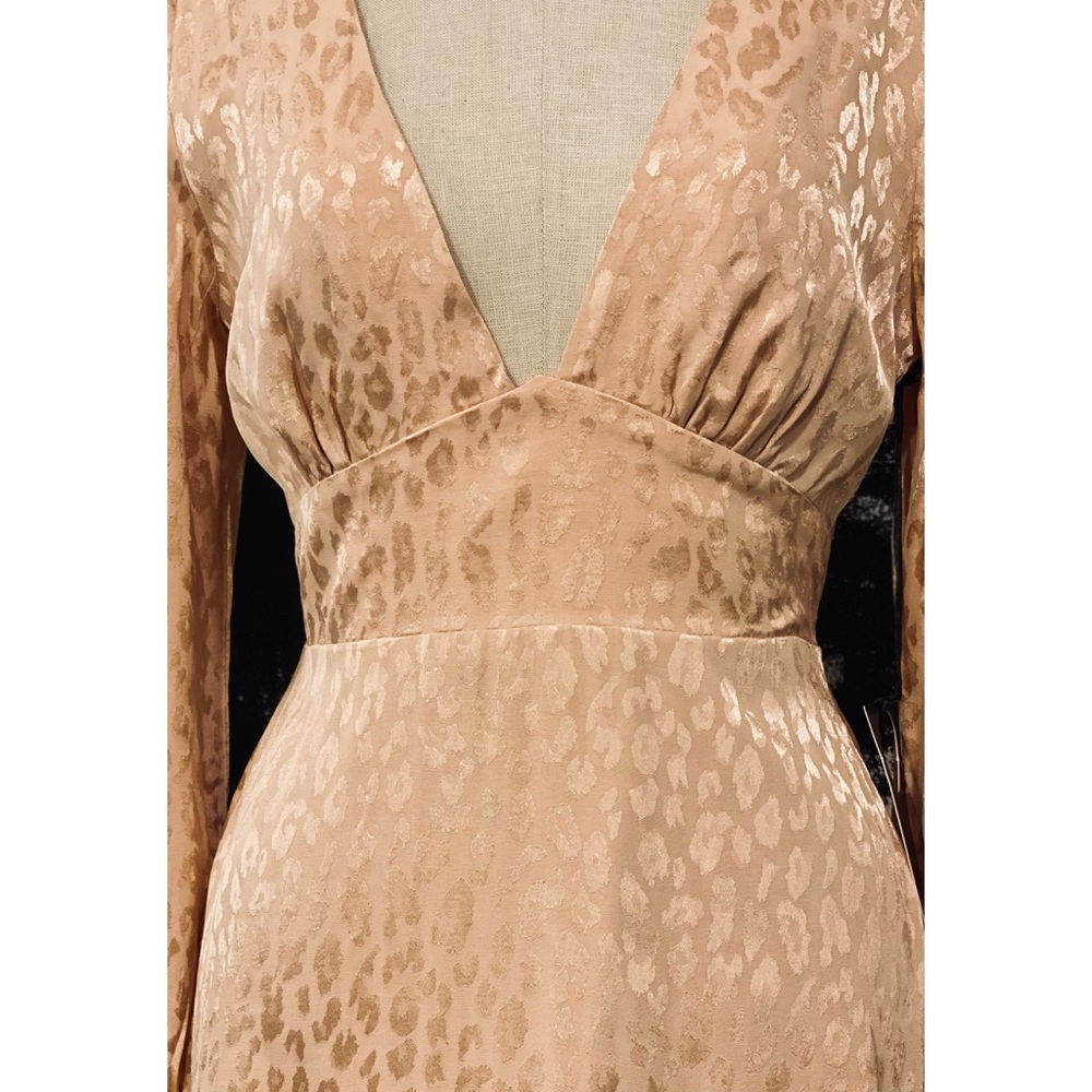 Privacy Please MED “Ella” Blush Cheetah Mini Dress - Picture 4 of 5